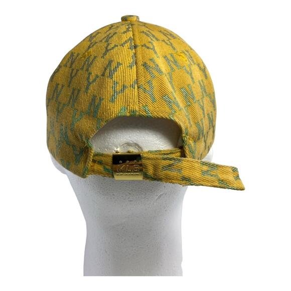 New York Yankees Gold Print Baseball Cap Hat - Picture 5 of 8